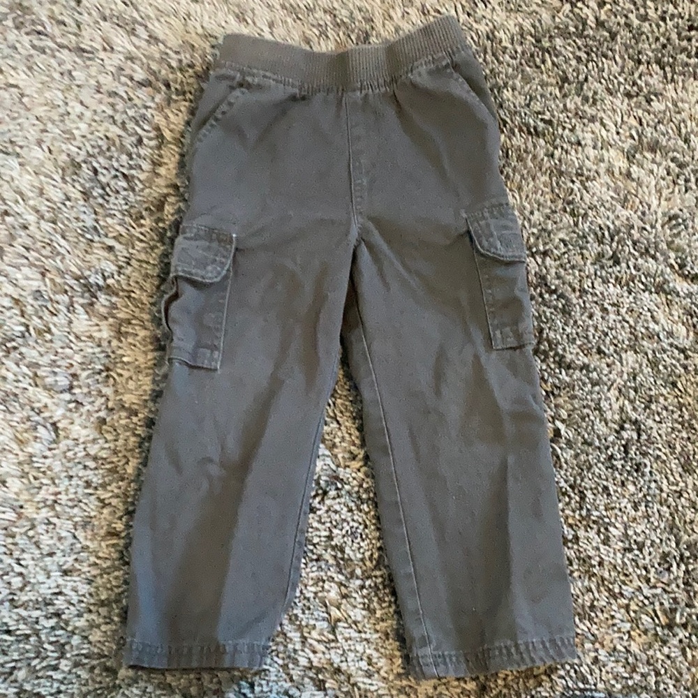 Children’s Place Boys 3T Gray Cargo Pants